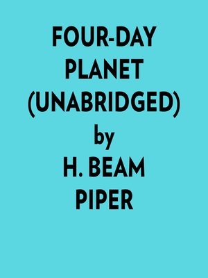 cover image of Fourday Planet (Unabridged)